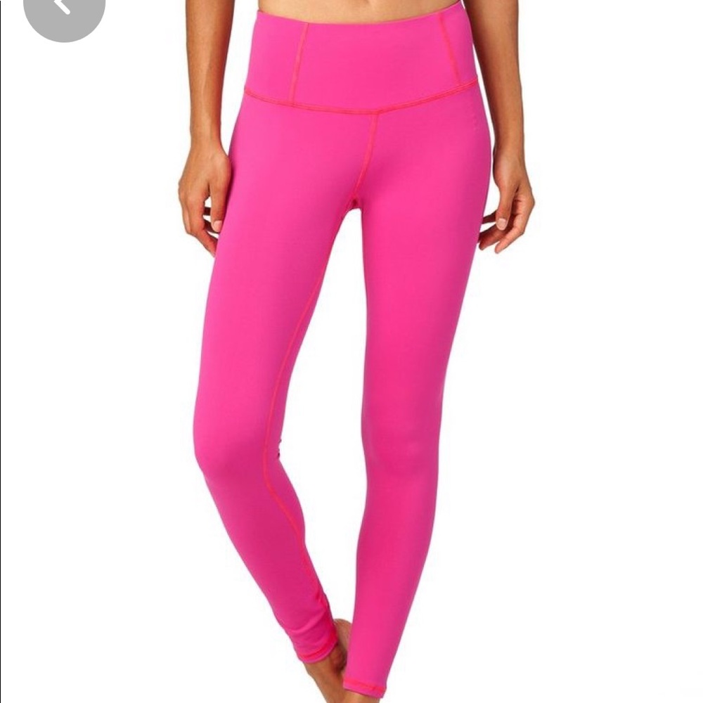 Electric & rose hot pink leggings